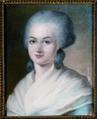 Portrait de Olympe de Gouges (1748–1793): Alexander Kucharsky - Collection particulière