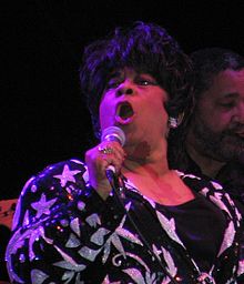 Ruth Brown performing in September 2005 at the Bull Durham Blues Festival
